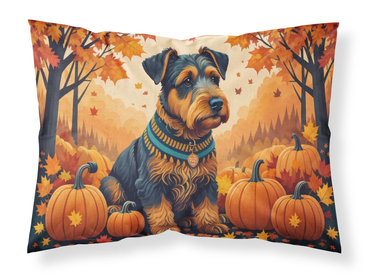 Airedale Terrier Standard Pillowcase Lightweight Super Soft Decorative Artwork